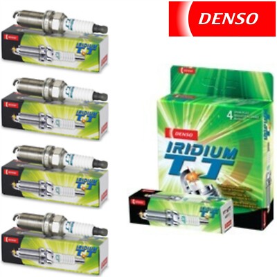 4 Pcs Spark Plugs Denso Iridium TT for JEEP RENEGADE 2015-2017 L4-2.4L