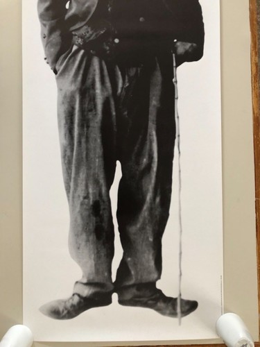 CHARLIE CHAPLIN, RARE 1987 XL 62 X 22,9" DOOR POSTER - Picture 2 of 7