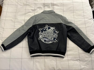 ジャケット・アウター Aime Leon Dore Leather Bomber Jacket M Aime Leon Dore Chainstitch Leather Bomber Jacket Brown Men's