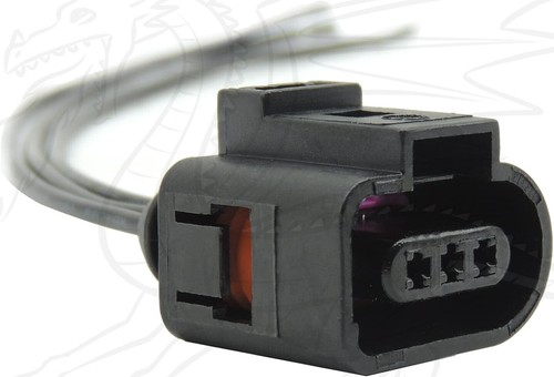 3 Pin Oil Level Sensor Connector Plug Wired Socket Repair 3D0973703 For VW Audi - Picture 2 of 4