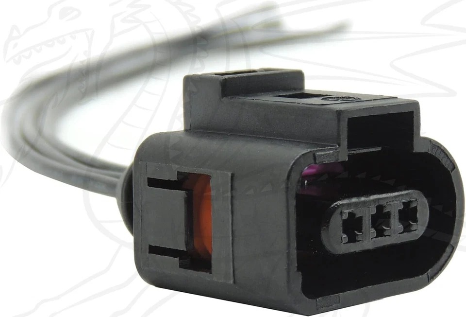 3 Pin Oil Level Sensor Connector Plug Wired Socket Repair 3D0973703 For VW Audi - Image 2 of 4