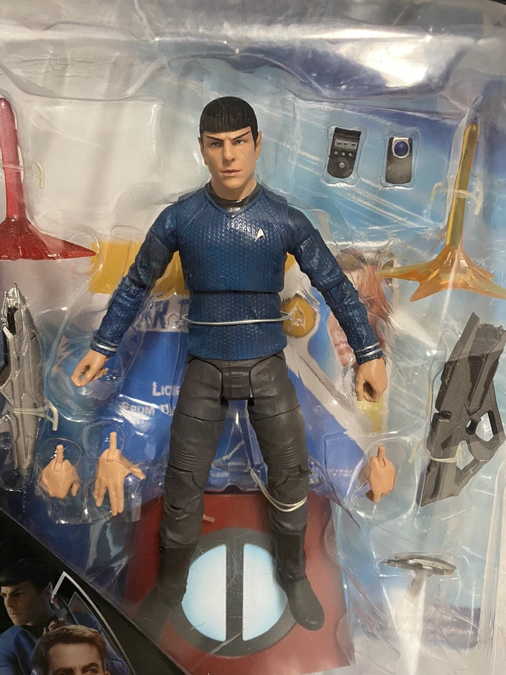 Figura de acción Star Trek Into Darkness Mr SPOCK 7" paquete de daños Diamond Select Foto 2 de 4