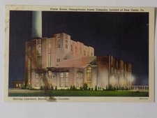 New Castle, Pennsylvania PA ~ Power Company Power House 1940s L1