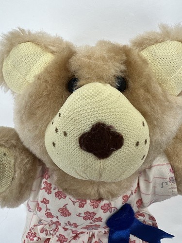 Vintage Set If 2 1986 Wendy’s Holiday Kids Meal Toy 7” Furskins Stuffed Bears - Picture 3 of 10