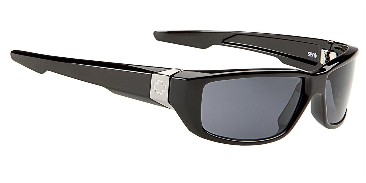 SPY OPTIC SUNGLASSES Dirty Mo shiny black / polarized grey