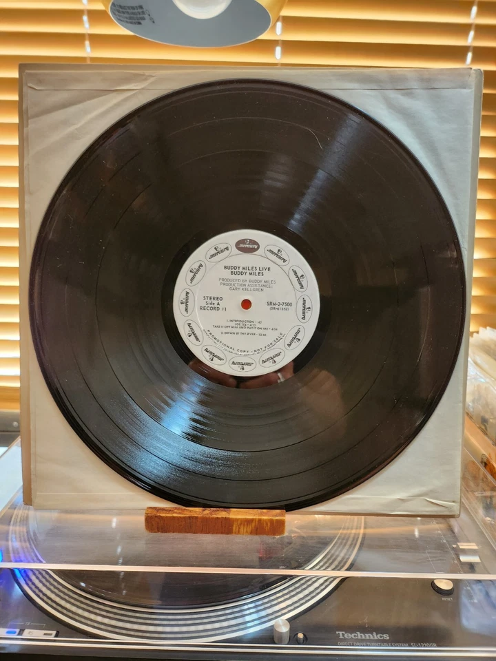 Buddy Miles, Buddy Miles Live, 1971 1st DBL LP, Mercury White Lb. PROMO, VG+/VG+ Foto 3 de 4