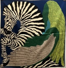 Designer Style, Elegant 90cm, 35inch Square Printed Head Neck Scarf Men Woman