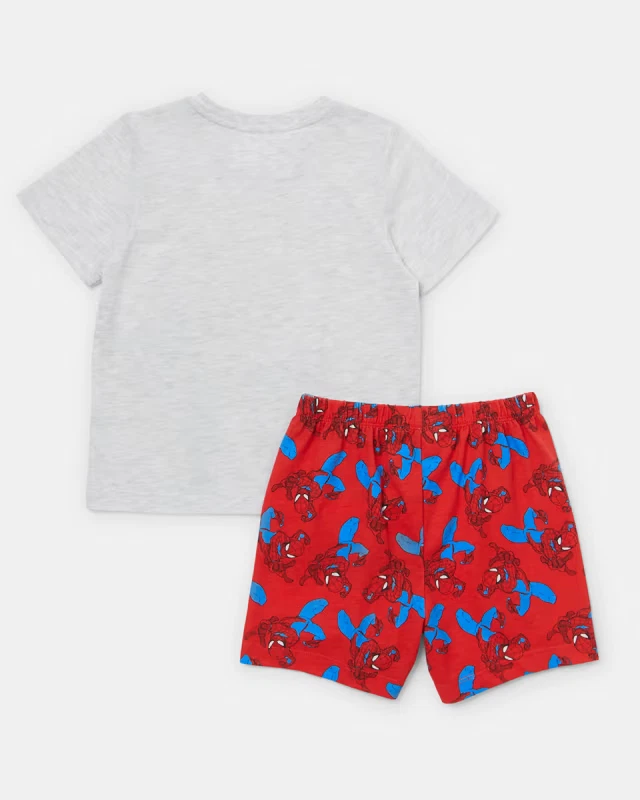 Boys size 10 Spiderman red grey summer pyjamas pjs sleepwear NEW 4175 - image 2 of 4