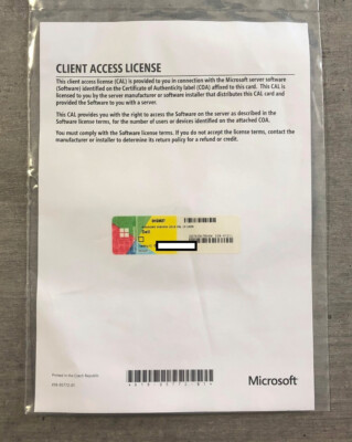 MS Windows Server 2016 OEM User CAL für 10 Benutzer (MUI)
