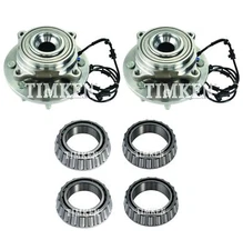 NEW Front and Rear Wheel Bearings & Hubs Kit Timken For Ram 3500 4WD 2012-2014