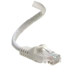 Cables Direct Online Snagless Cat6 Ethernet Network Patch Cable White 50 Feet