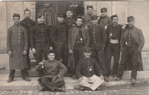 CPA – Carte Postale Ancienne Groupe De Militaires – 14-18