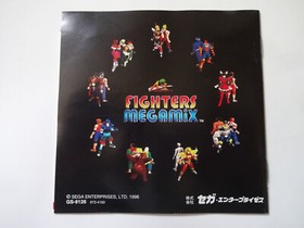 FIGHTERS MEGAMIX Sega Saturn Fighting Action SS 1996 w/Obi Hagaki From Japan