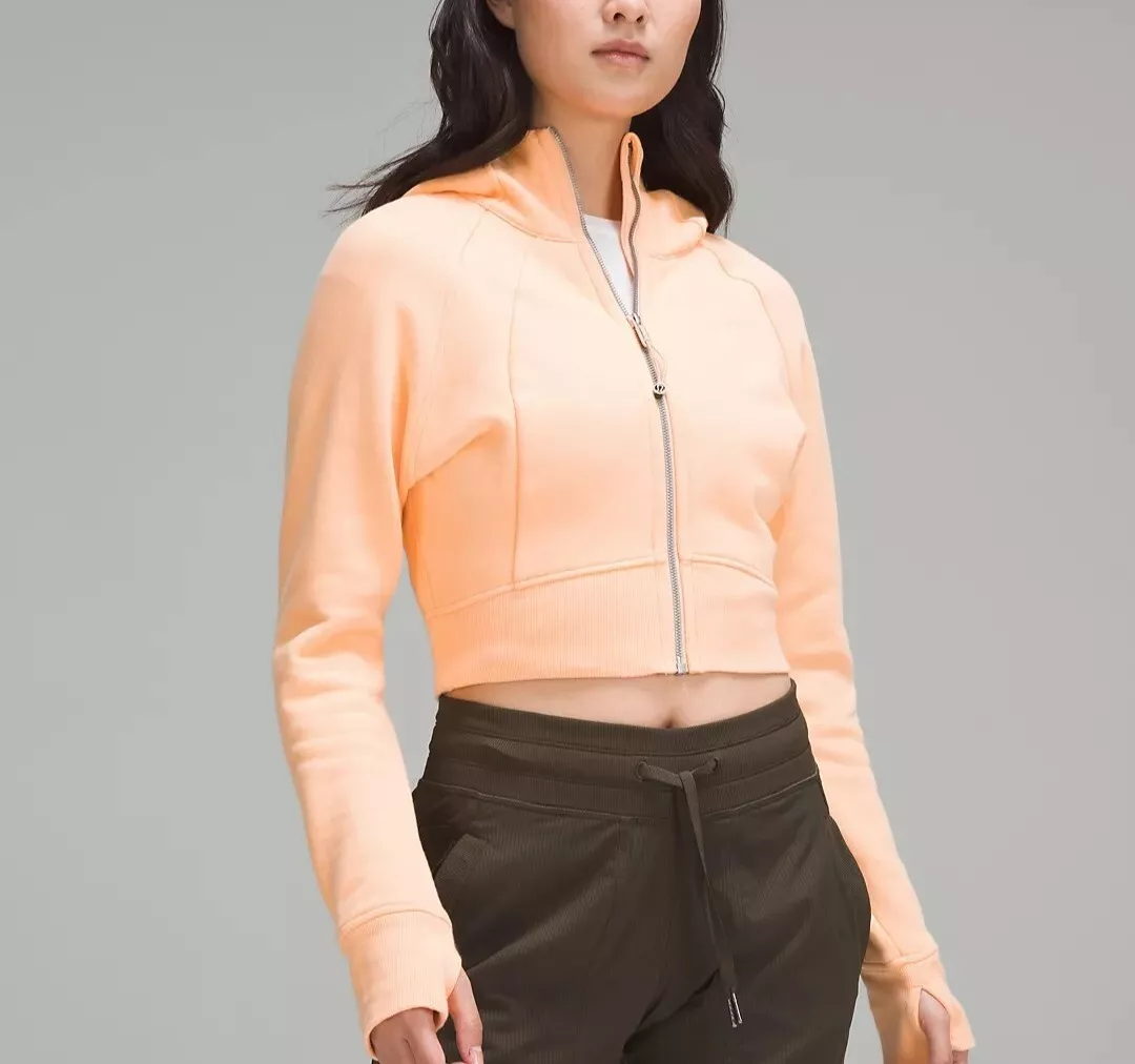 Scuba Full-Zip Cropped Hoodie