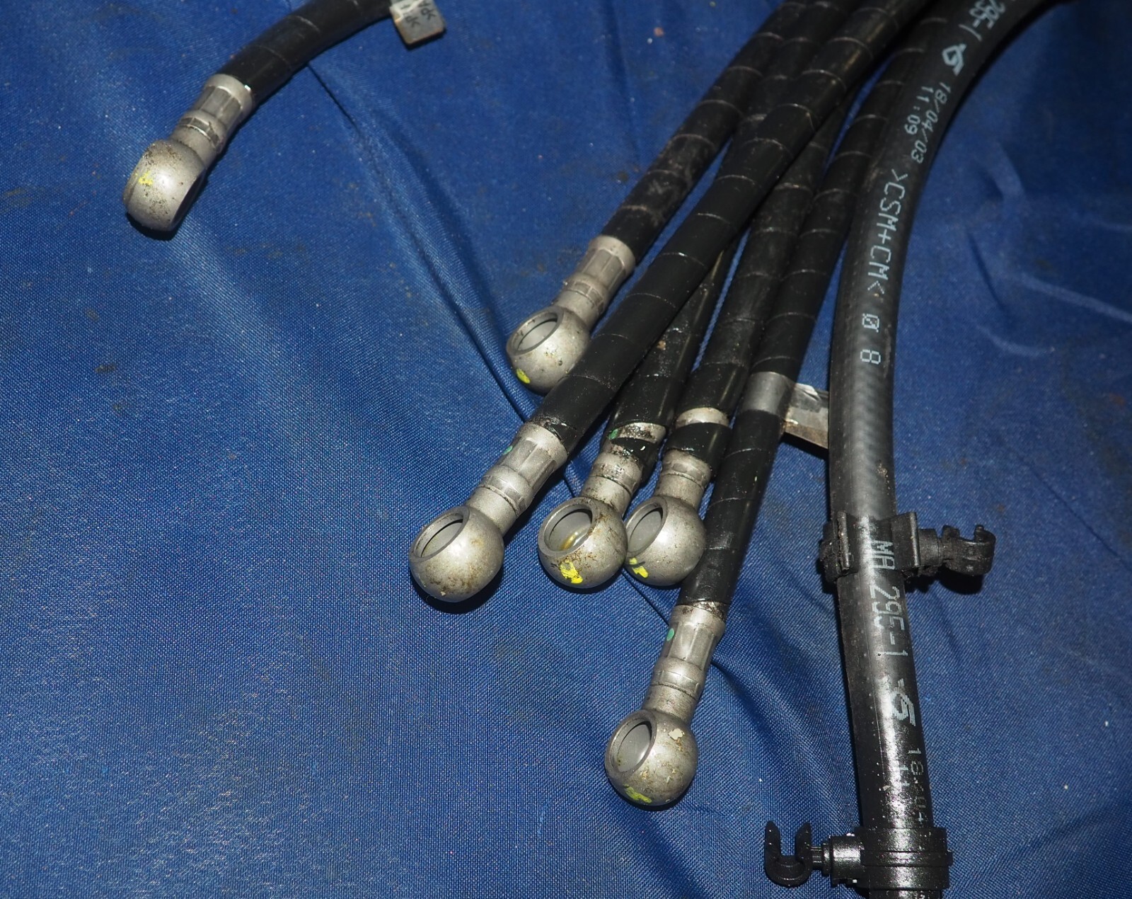 2002-2007 Maserati Quattroporte 4200 Ferrari 599 F1 Transmission Hydraulic Lines