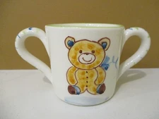 THE MANE LION - BEAR - 2 HANDLED CUP - 2 3/4" 1107D