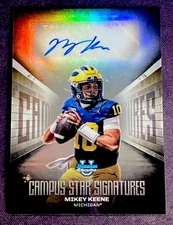2025 Bowman Chrome U MIKEY KEENE AUTO CAMPUS STAR SIGNATURES #CSS-MK MICHIGAN