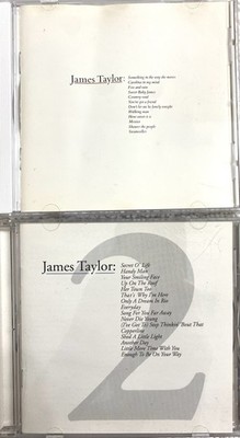 James Taylor2 CD Lot Greatest Hits Vol 1 & Vol 2  Columbia  MINT CD -  LIKE NEW