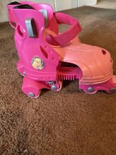 Girl's Barbie Grow With Me Adjustable In-line Roller Skates Over the Shoe 5-9