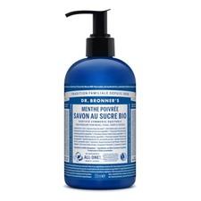 Savon Liquide Au Sucre Bio Menthe poivrée flacon-pompeDr Bronner's 355 ml