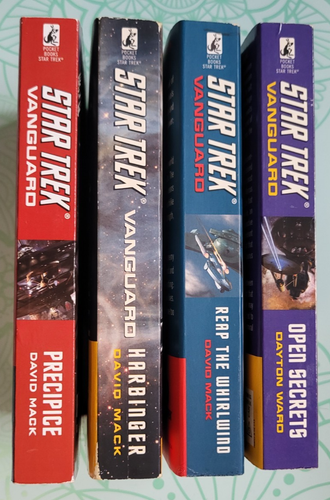 Star Trek Vanguard Open Secrets,Precipice, Harbinger, Reap the Whirlwind Lot(4) - Picture 3 of 3