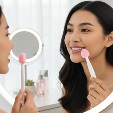 Lip Nose Exfoliating Scrub Brush Silicone Double-Sided Tool Clean Face Best L3X2