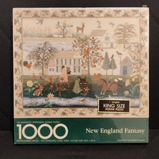 Springbok New England Fantasy King Size 1000 Piece Jigsaw Puzzle Harmon Hallmark