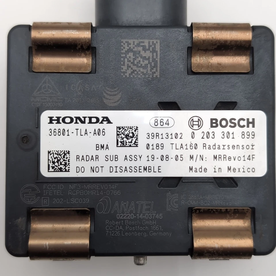2017 2018 2019 2020 Honda CR-V Cruise Distance Radar Sensor 36801TLAA06 OEM - Image 4 of 4
