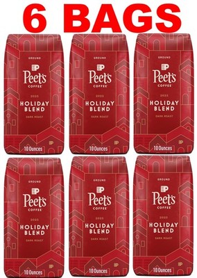 Peet's Coffee Holiday Blend Ground Coffee, Dark Roast, 3.75Lbs  JUNE/2026 