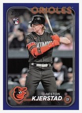 2024 Topps Topps Heston Kjerstad RC #394 Blue Orioles Baseball