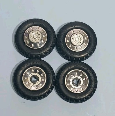 #ad Vintage 1985 Kenner MASK M.A.S.K. Rhino PARTS Set Of 4 Wheels And Tires $18.95