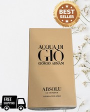 GIORGIO ARMANI 4.2 Oz / 125 ml ACQUA DI GIO ABSOLU EAU DE PARFUM Sealed New
