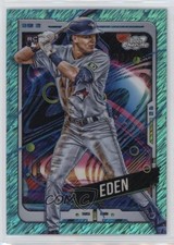 2024 Topps Cosmic Chrome Aqua Equinox Refractor /199 Cam Eden #108 uk2