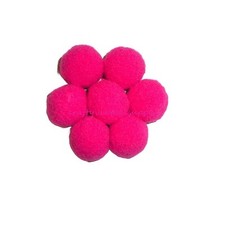 Pompones 35 piezas impactantes bolas de pompón de fieltro mixto rosa 1" 25 mm VENDEDOR DE EE. UU.
