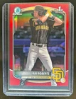2025 Bowman Chrome Sapphire Kai Roberts Red Refractor 1st Prospect #3/5 Padres