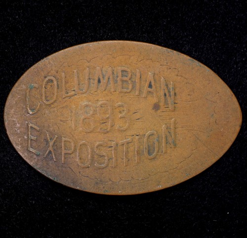1893 Chicago, IL Columbian Exposition World's Fair Elongated 1889 Indian Cent