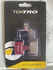 TEKTRO P20.11 Disc Brake Pad Resin Red Brown for Mountain Bike w/ Spring Clip