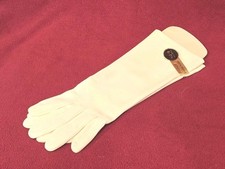 VTG White Nylon Gloves Dress-Bridal Unused Sz 6 1/2-7 Made In USA
