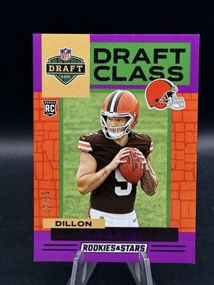 2025 Panini Rookies & Stars Dillion Gabriel Draft Class Purple /35 RC #20 Browns