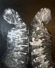 Original Painting By Chris Butler “We Are Still” Acrylic On Canvas 40x30