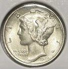 1940 P BU Mercury Dime Coin In pictures