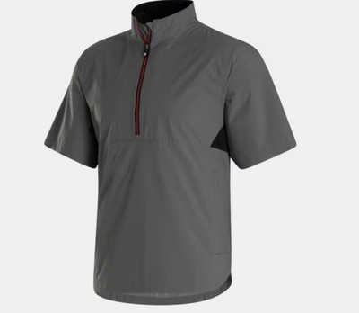 Men s XL Charcoal Footjoy Hydro Lite X Short Sleeve Rain Shirt Style 29134 NWT