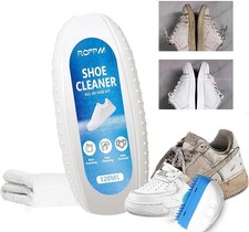 All-in-1 Sneaker Shoe Cleaner Waterless Stain Remover with Towel for Canvas Leat