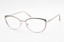 NEW NICOLE MILLER MOUETTES C01 GREEN PURPLE GOLD AUTHENTIC EYEGLASSES 55-16