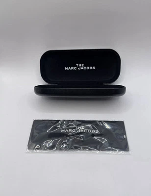 Marc Jacobs Brillen-/Sonnenbrillenetui Putztuch schwarz 15,5x7x3cm Ex-Display