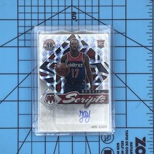 2021-22 Panini Mosaic Rookie Scripts Joel Ayayi #RS-JAY (AU RC) Mosaic Prizm SP