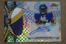 2015 Finest Javorius Allen Rookie Patch Autograph Xfractor /20 #RRAP-JAL DZ853