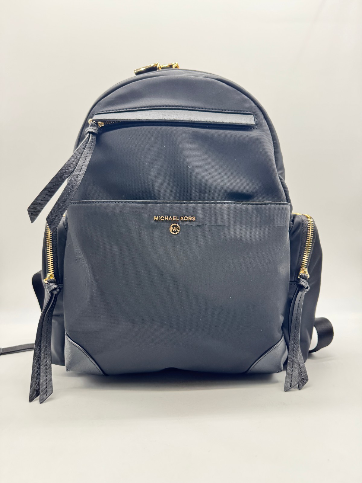 MICHAEL KORS Prescott nylon padded women's large backpack BLACKUsed has scratch~ thumbnail 3