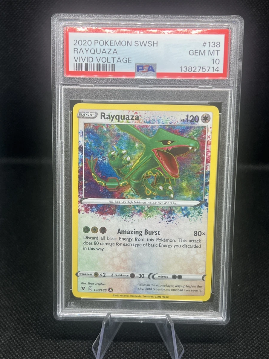 Rayquaza Pokémon TCG Professional Sports Authenticator (PSA) Grade