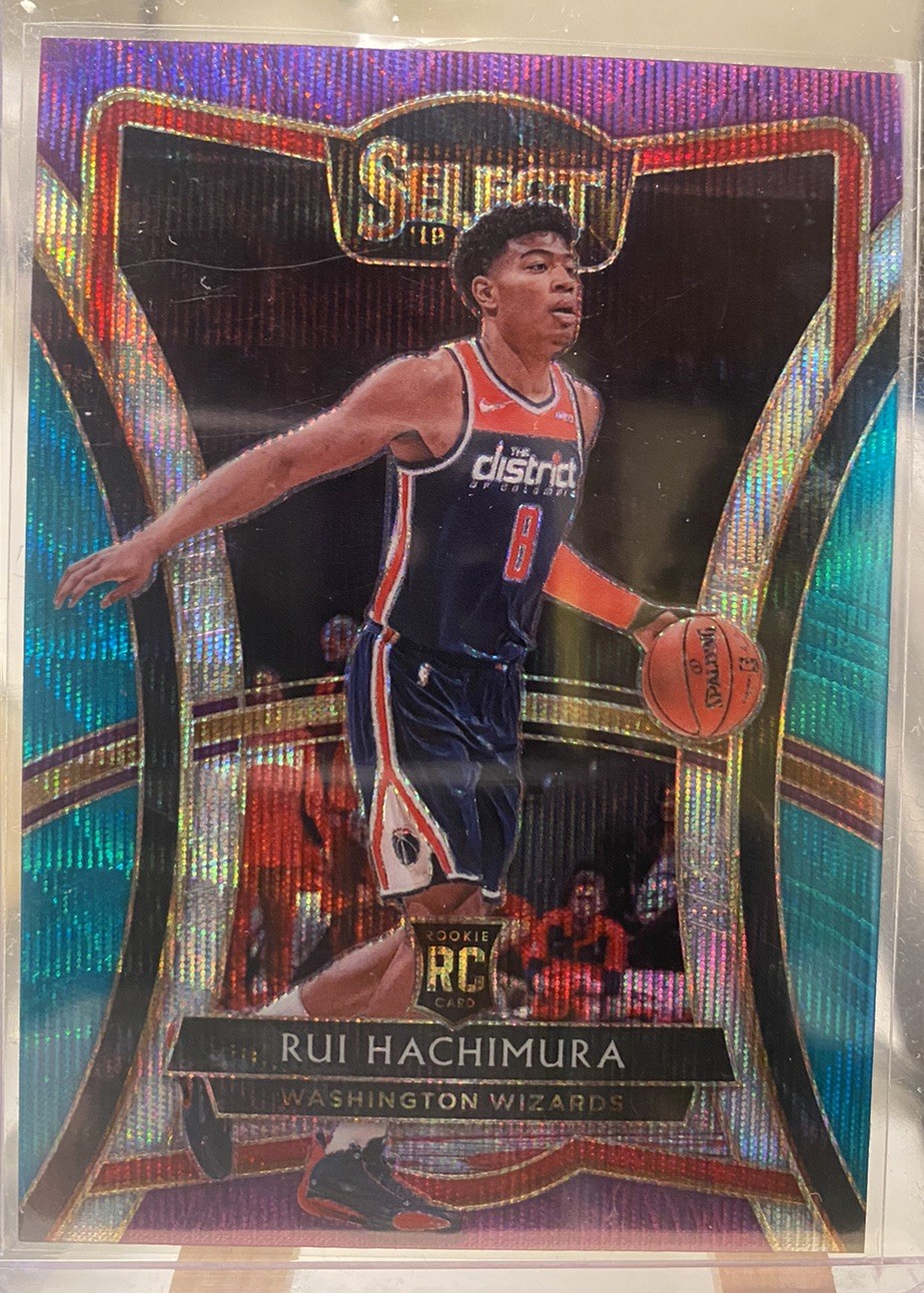 2019-20 Panini Select Premier Level Tri-Color Prizm Rui Hachimura Rookie RC